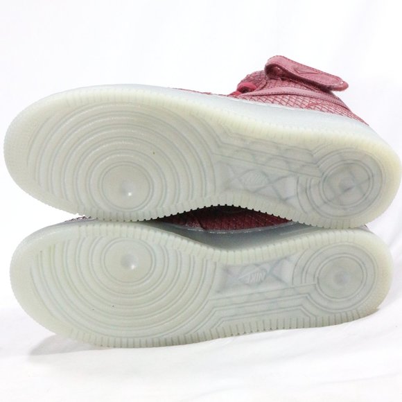 NIKE Air Force 1 '07 Mid LV8 ‘Team Red’ Sneakers Sz 11.5 US - Picture 14 of 15